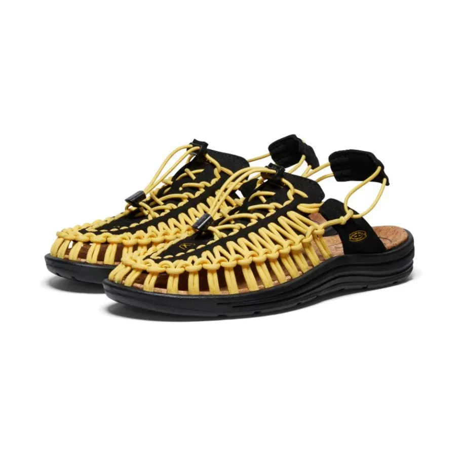 Women KEEN Slip-Ons-All Gender Uneek Ii Convertible | Black/ Yellow