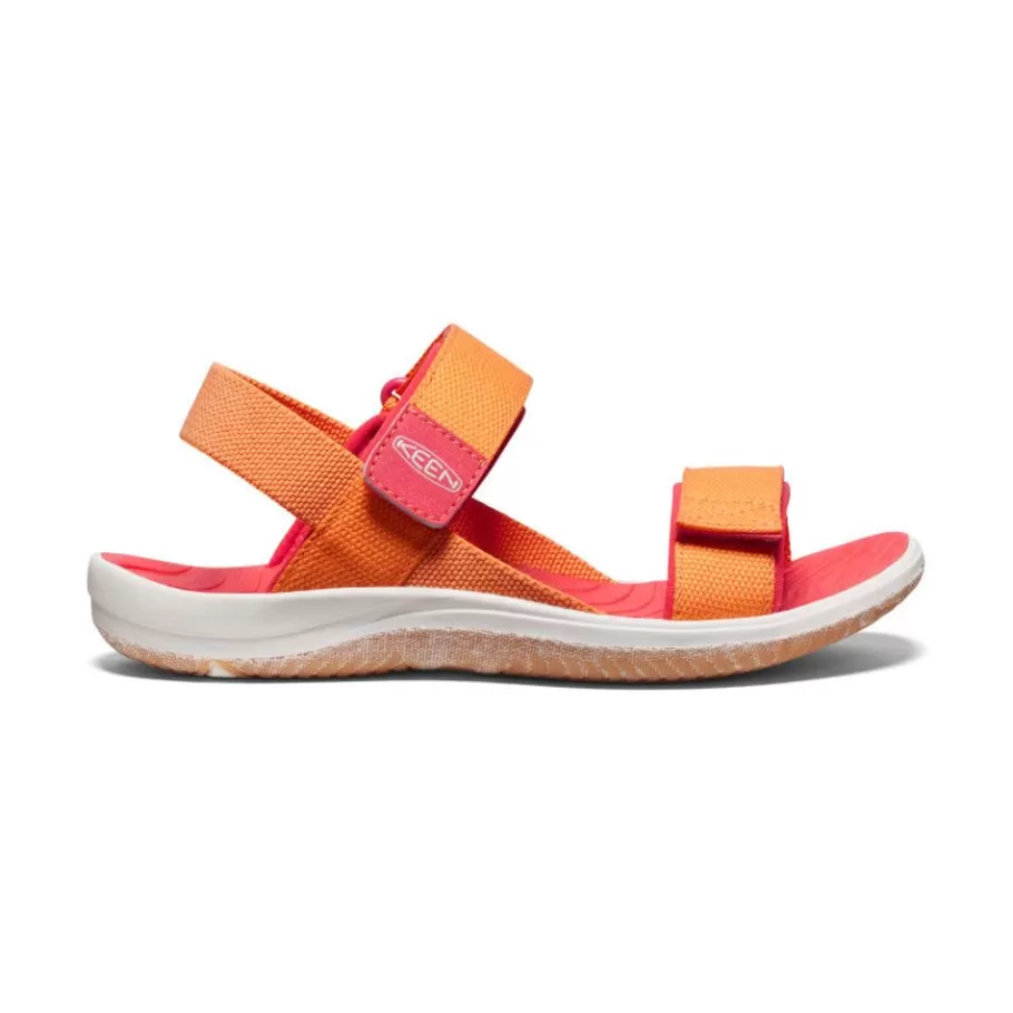 Kids KEEN Sandals-Big Kids' Elle Backstrap | Tangerine/Cayenne