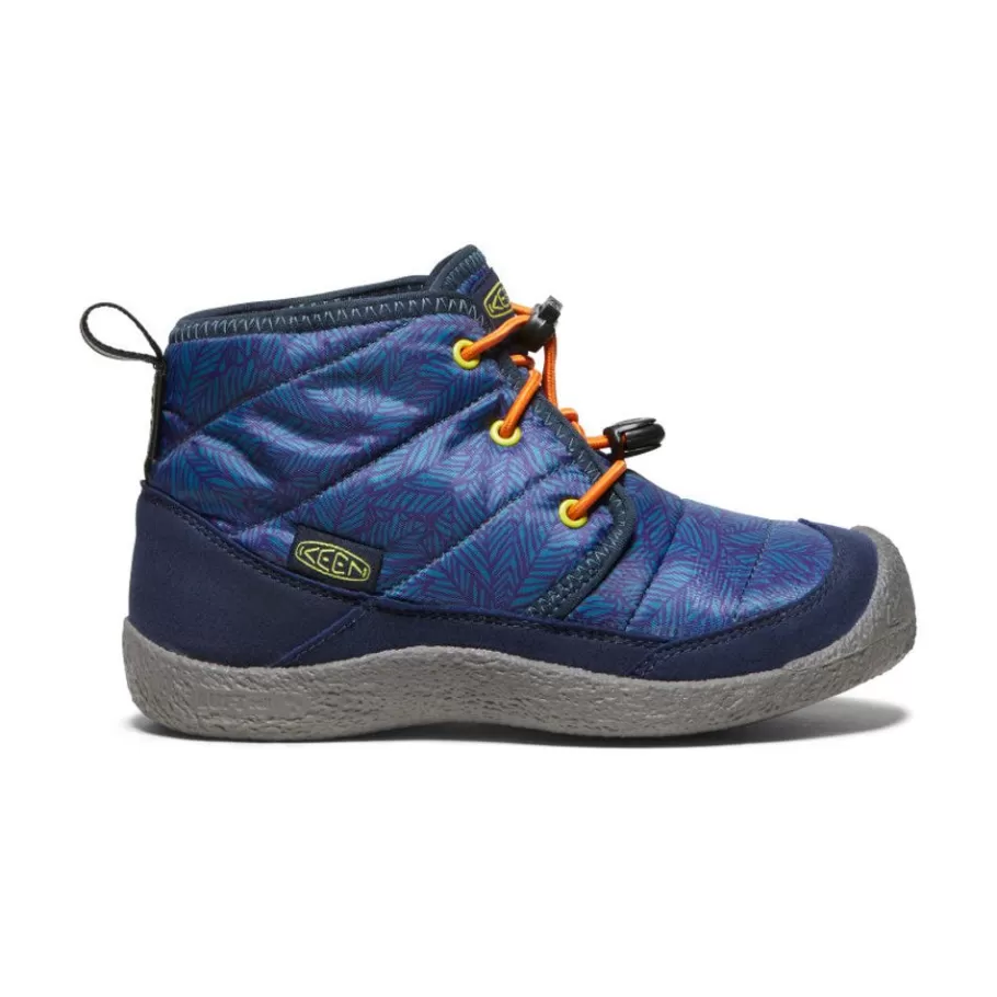 Kids KEEN Boots-Big Kids' Howser Ii Waterproof Chukka | Deep Lagoon/Evening Primrose