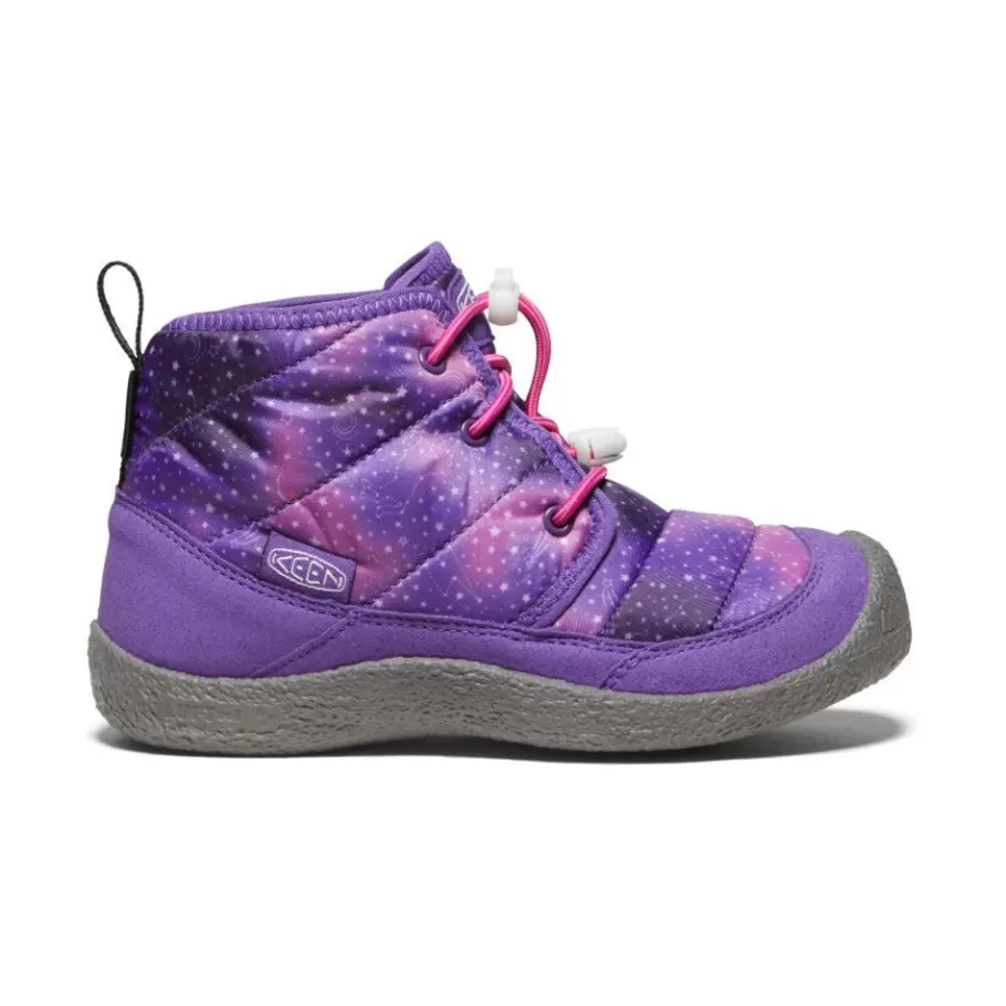 Kids KEEN Boots-Big Kids' Howser Ii Waterproof Chukka | Tillandsia Purple/Multi