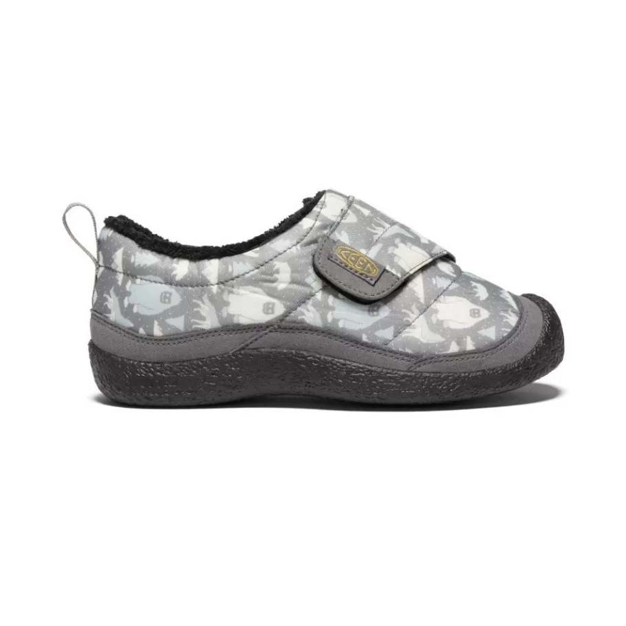 Kids KEEN Slip-Ons-Big Kids' Howser Wrap | Steel Grey/Star White