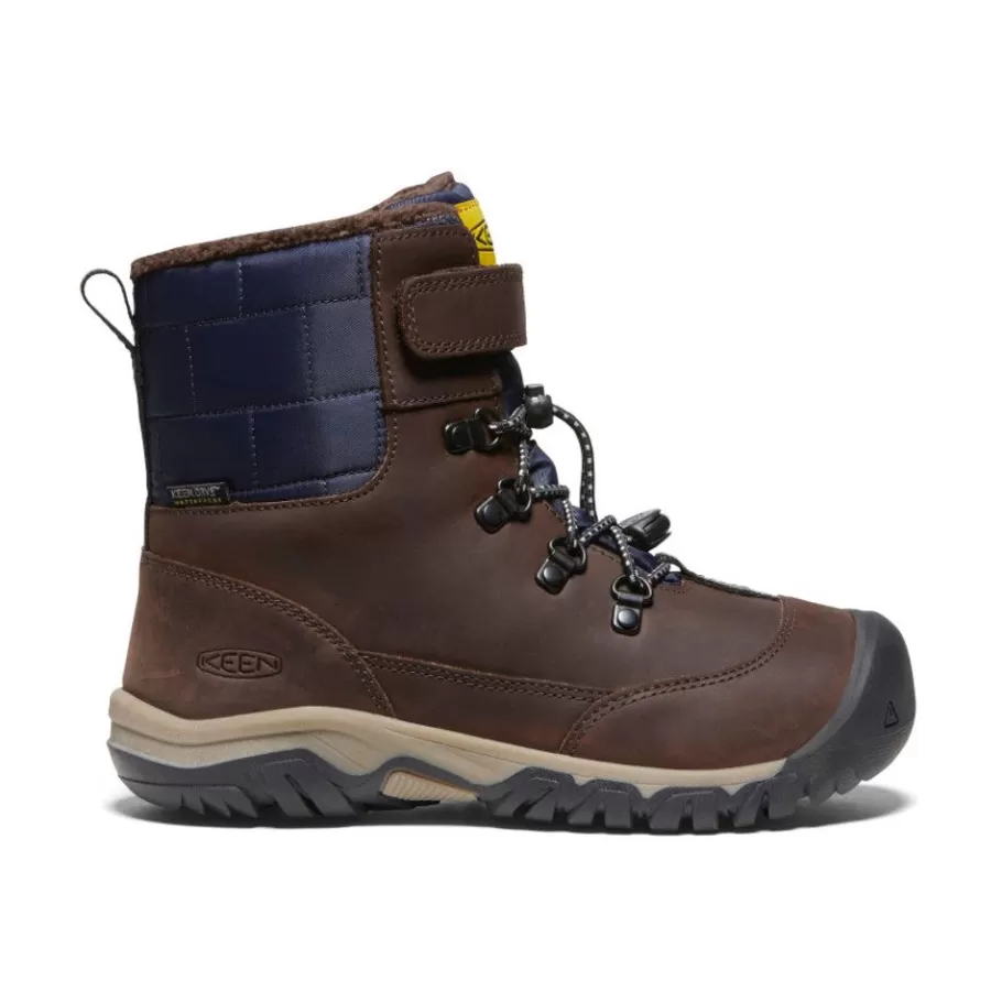 Kids KEEN Boots-Big Kids' Kanibou Waterproof Winter Boot | Java/Naval Academy