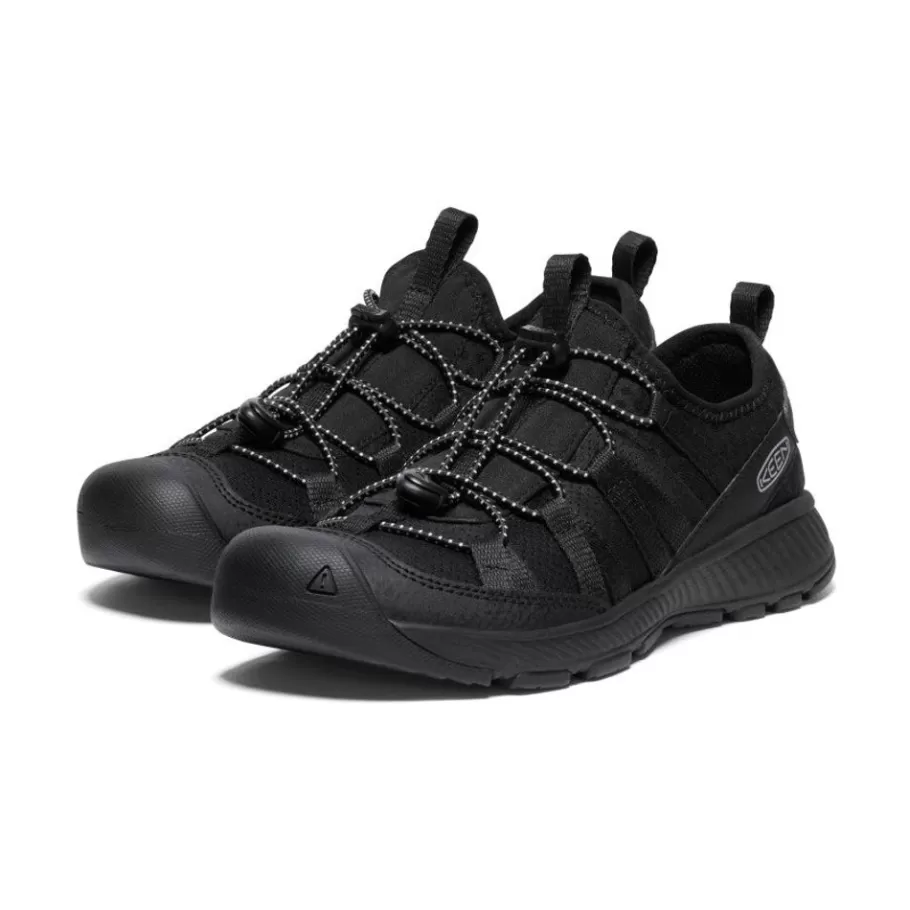 Kids KEEN Shoes-Big Kids' Motozoa Sneaker | Black/Black