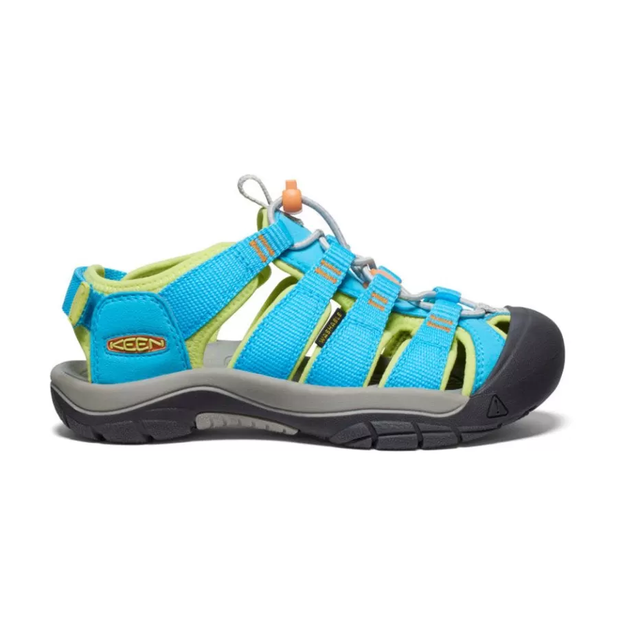 Kids KEEN Sandals-Big Kids' Newport Boundless Sandal | Blue Atoll/Daiquiri Green