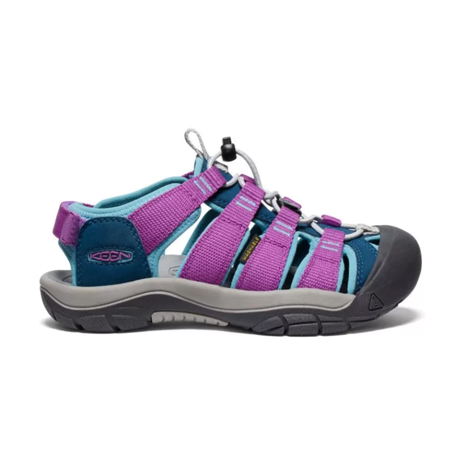 Kids KEEN Sandals-Big Kids' Newport Boundless Sandal | Legion Blue/Willowherb