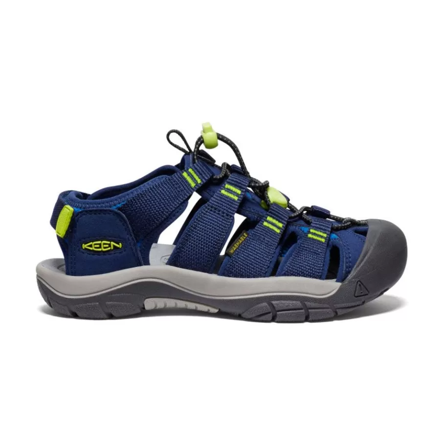 Kids KEEN Sandals-Big Kids' Newport Boundless Sandal | Naval Academy/Evening Primrose