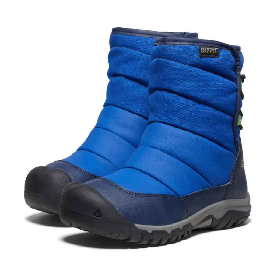 Kids KEEN Boots-Big Kids' Puffrider Waterproof Winter Boot | Naval Academy/Surf