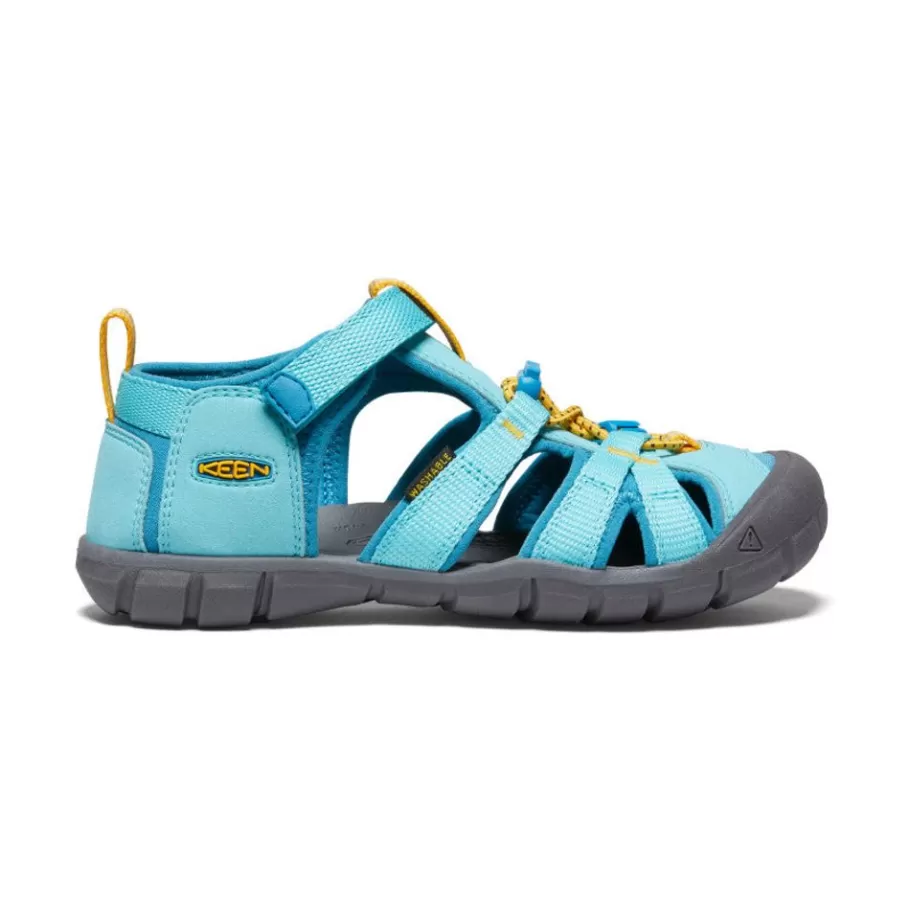 Kids KEEN Sandals-Big Kids' Seacamp Ii Cnx | Ipanema/Fjord Blue