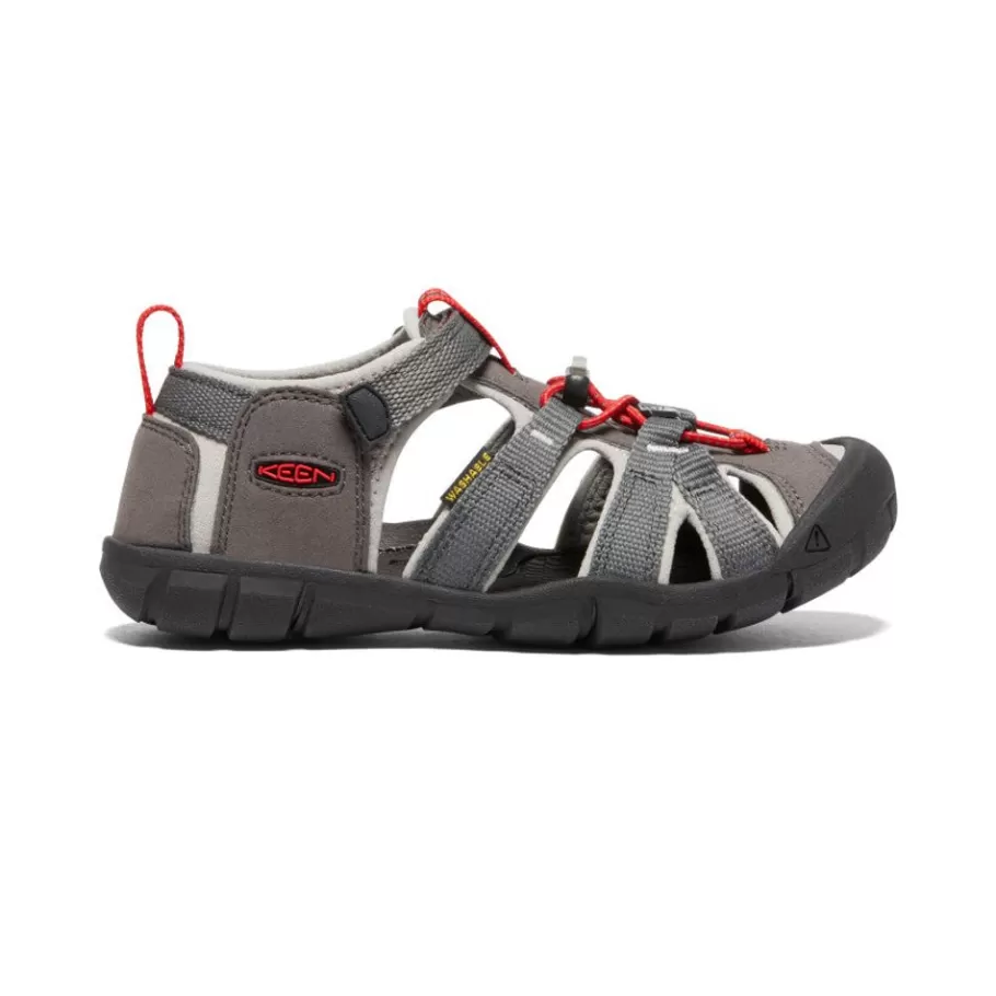 Kids KEEN Sandals-Big Kids' Seacamp Ii Cnx | Magnet/Drizzle