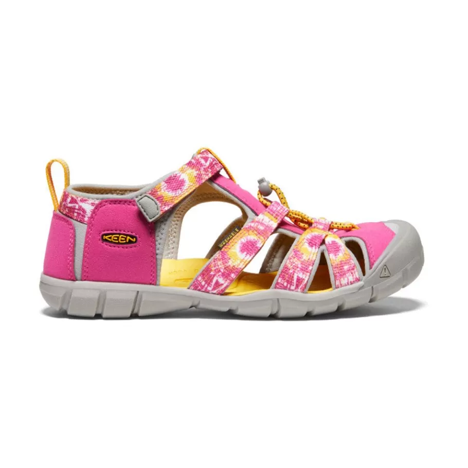 Kids KEEN Sandals-Big Kids' Seacamp Ii Cnx | Multi/ Yellow