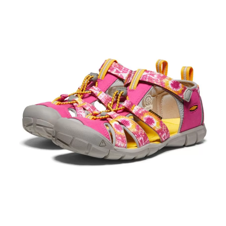 Kids KEEN Sandals-Big Kids' Seacamp Ii Cnx | Multi/ Yellow