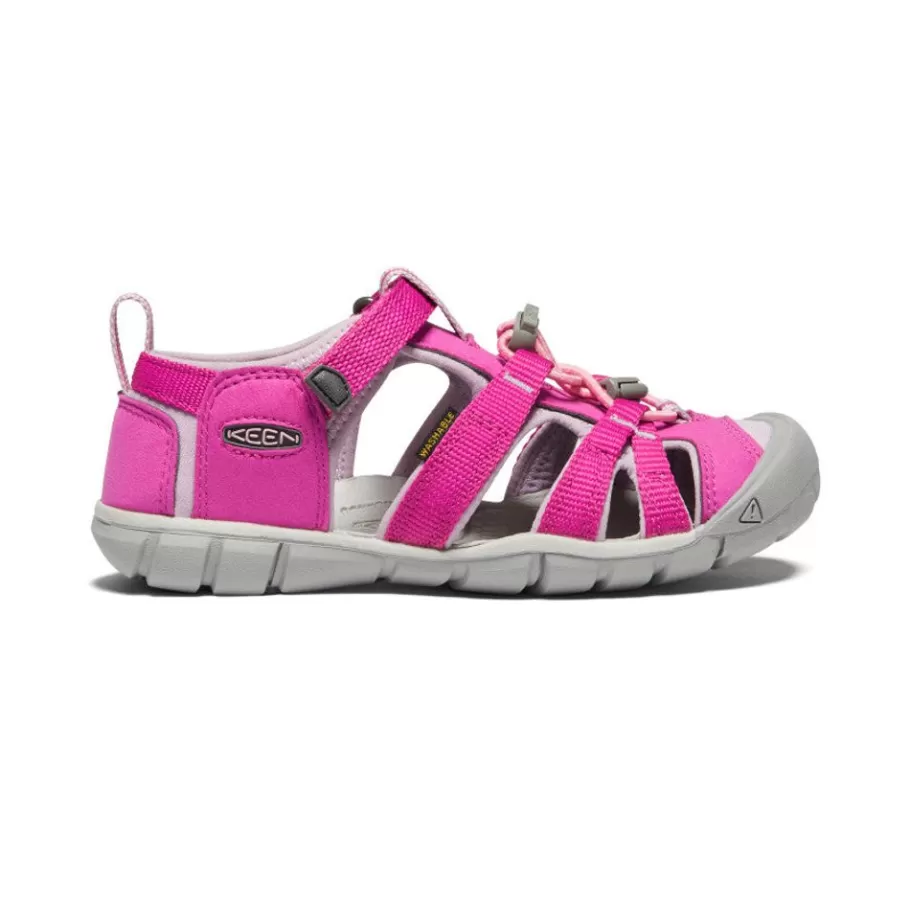 Kids KEEN Sandals-Big Kids' Seacamp Ii Cnx | Very Berry/Dawn Pink