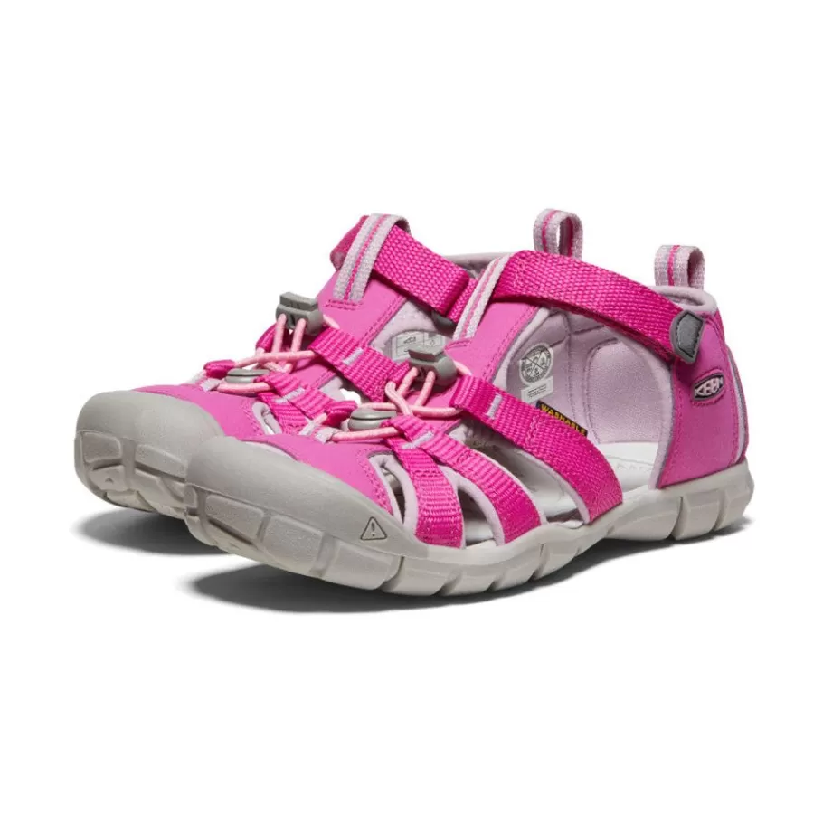 Kids KEEN Sandals-Big Kids' Seacamp Ii Cnx | Very Berry/Dawn Pink