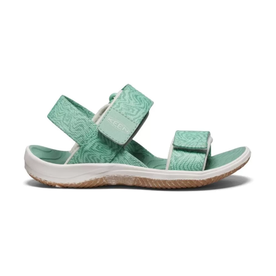 Kids KEEN Sandals-Little Kids' Elle Backstrap | Lichen/Star White