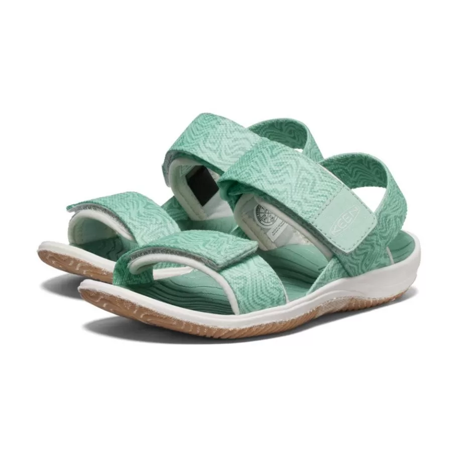 Kids KEEN Sandals-Little Kids' Elle Backstrap | Lichen/Star White