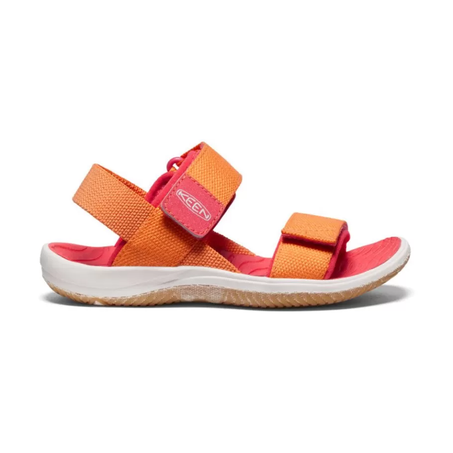 Kids KEEN Sandals-Little Kids' Elle Backstrap | Tangerine/Cayenne