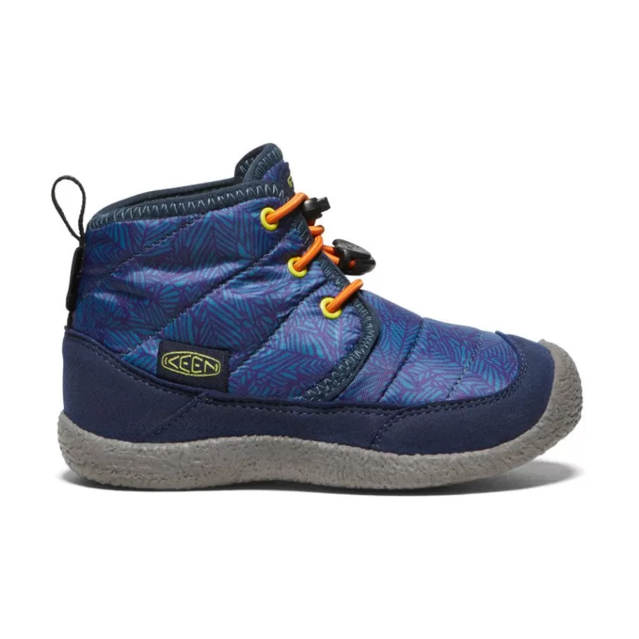 Kids KEEN Boots-Little Kids' Howser Ii Waterproof Chukka | Deep Lagoon/Evening Primrose