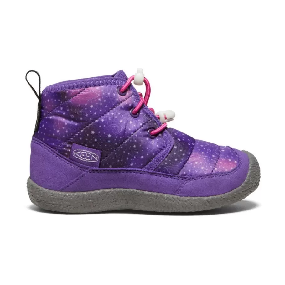 Kids KEEN Boots-Little Kids' Howser Ii Waterproof Chukka | Tillandsia Purple/Multi