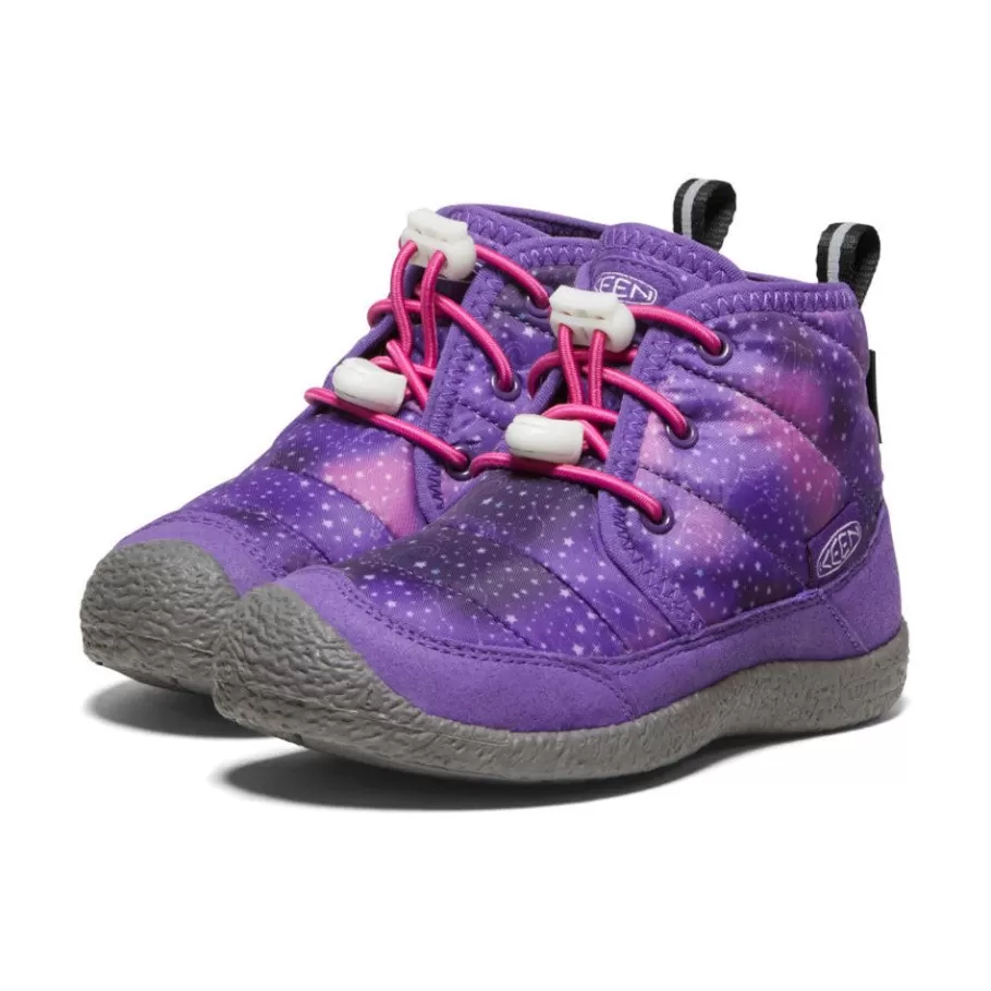 Kids KEEN Boots-Little Kids' Howser Ii Waterproof Chukka | Tillandsia Purple/Multi