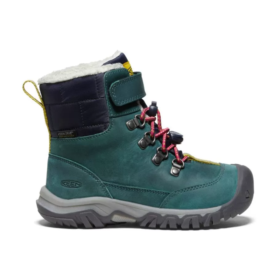 Kids KEEN Boots-Little Kids' Kanibou Waterproof Winter Boot | Deep Lagoon/Jazzy