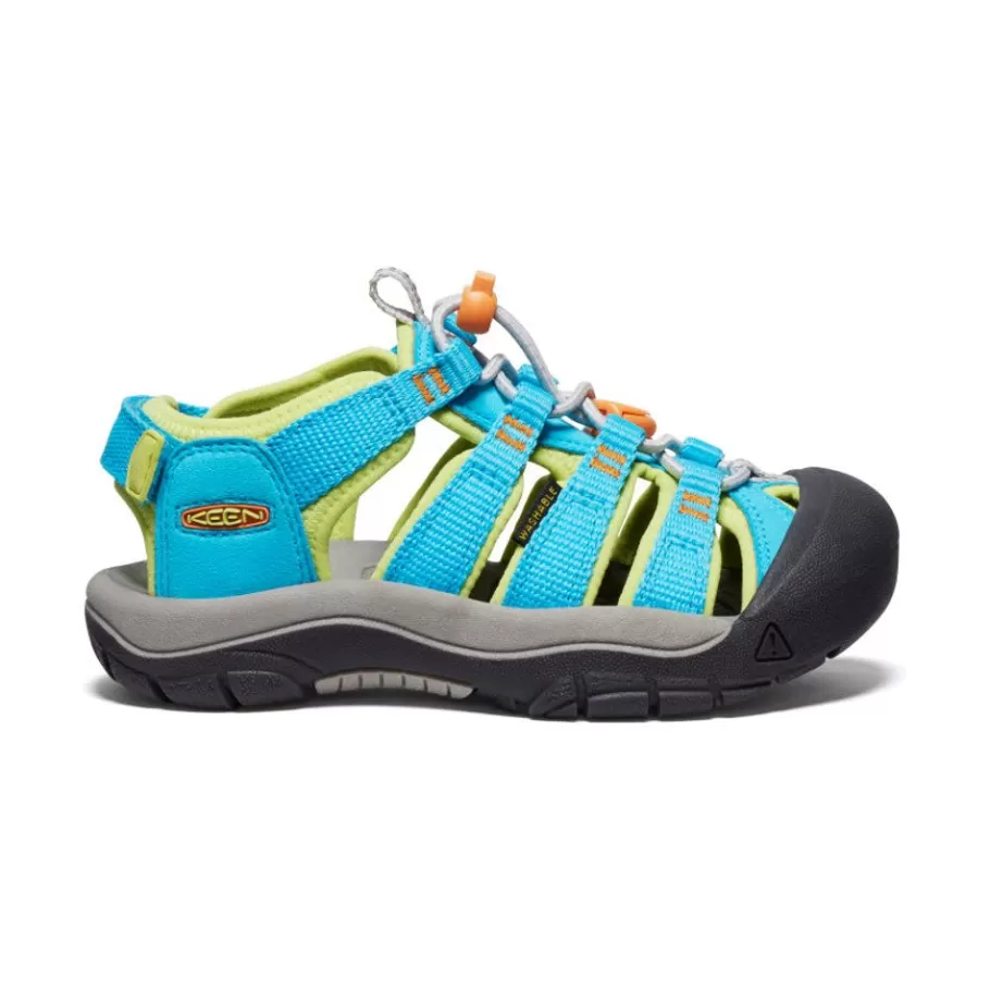 Kids KEEN Sandals-Little Kids' Newport Boundless Sandal | Blue Atoll/Daiquiri Green