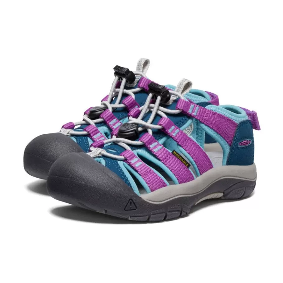 Kids KEEN Sandals-Little Kids' Newport Boundless Sandal | Legion Blue/Willowherb