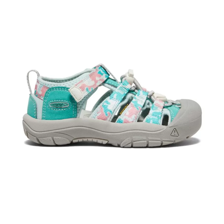 Kids KEEN Sandals-Little Kids' Newport H2 | Camo/Pink Icing