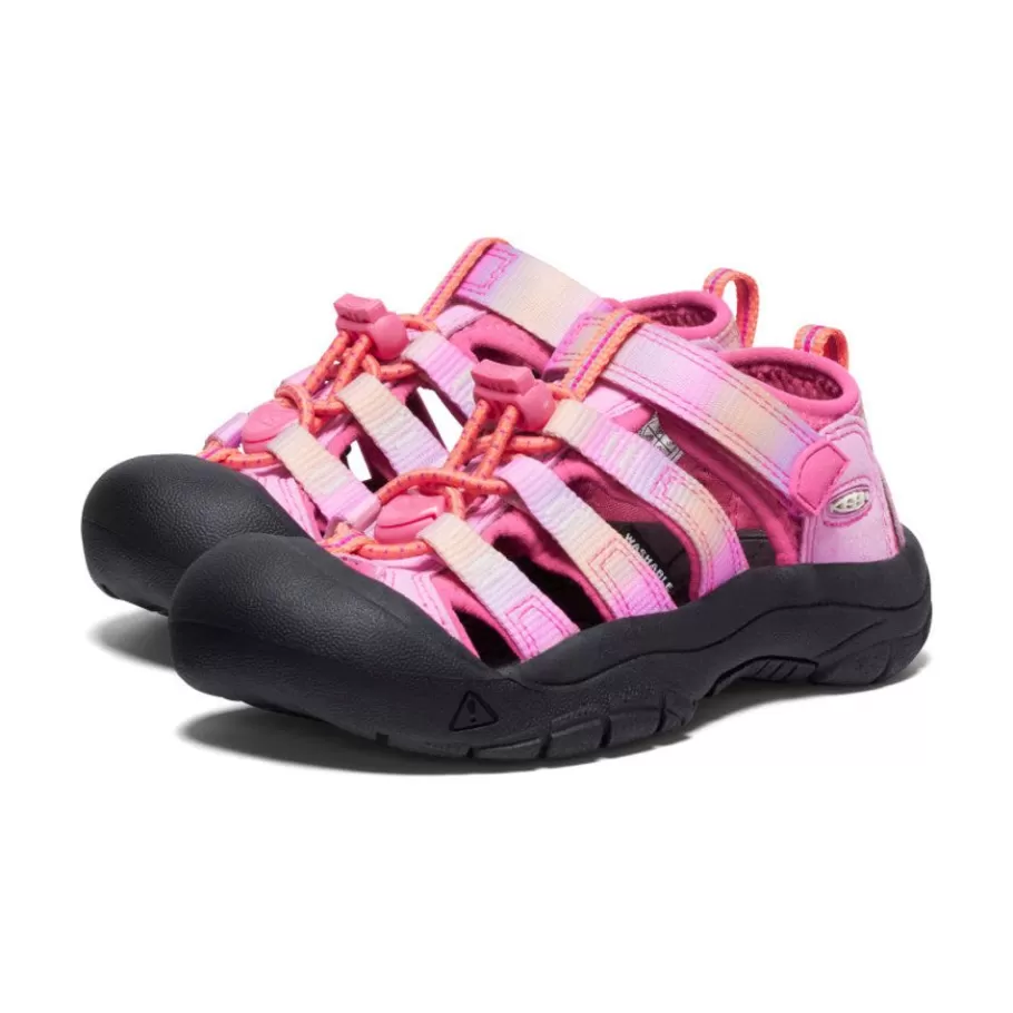 Kids KEEN Sandals-Little Kids' Newport H2 | Hot Pink/Pastel Lavender