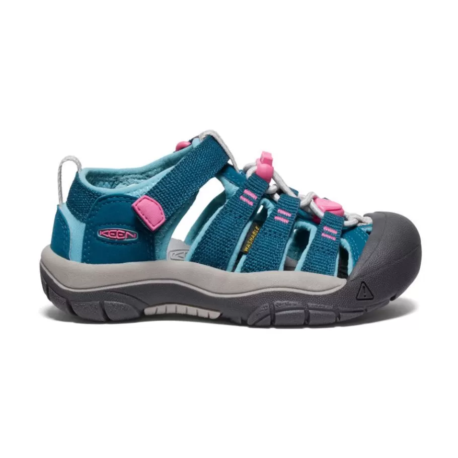 Kids KEEN Sandals-Little Kids' Newport H2 | Legion Blue/Hot Pink