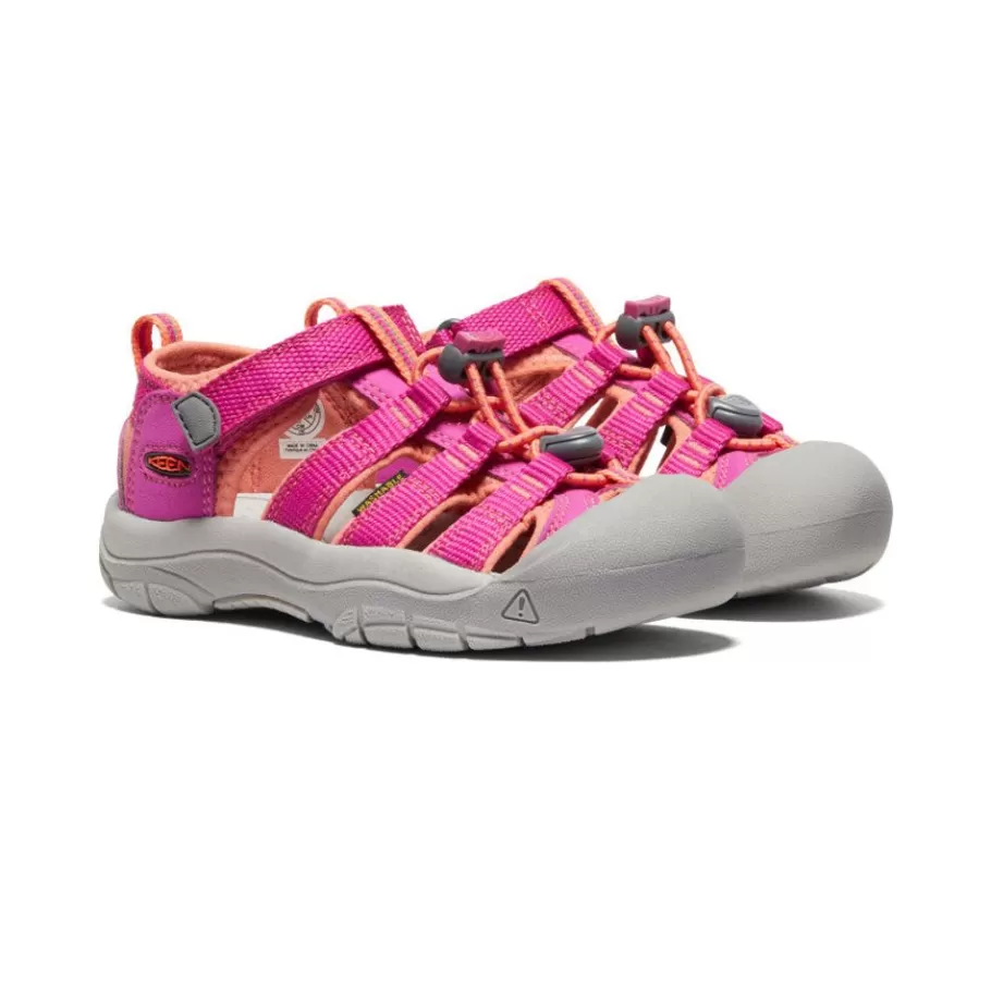 Kids KEEN Sandals-Little Kids' Newport H2 | Very Berry/Fusion Coral