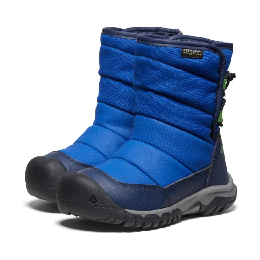 Kids KEEN Boots-Little Kids' Puffrider Waterproof Winter Boot | Naval Academy/Surf