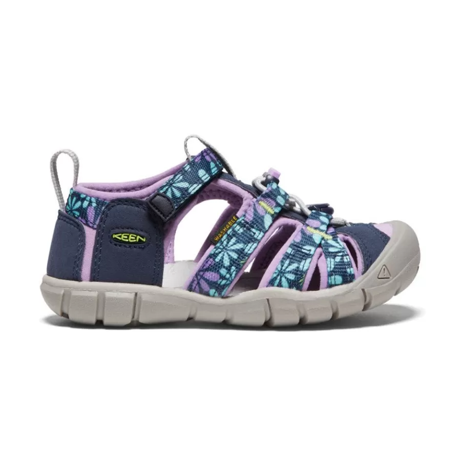 Kids KEEN Sandals-Little Kids' Seacamp Ii Cnx | Black Iris/African Violet