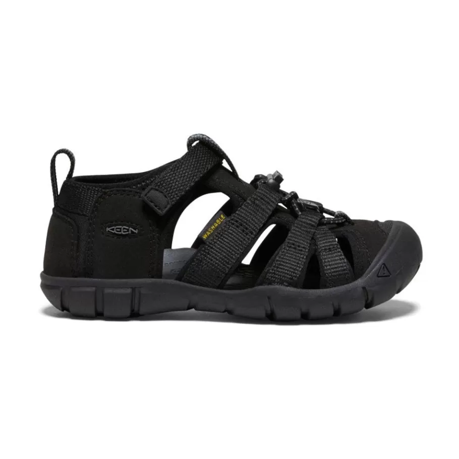 Kids KEEN Sandals-Little Kids' Seacamp Ii Cnx | Black/Grey