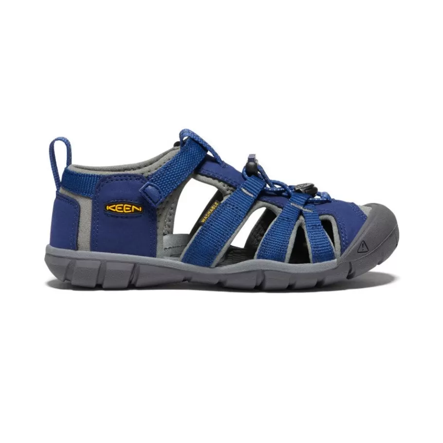 Kids KEEN Sandals-Little Kids' Seacamp Ii Cnx | Blue Depths/Gargoyle