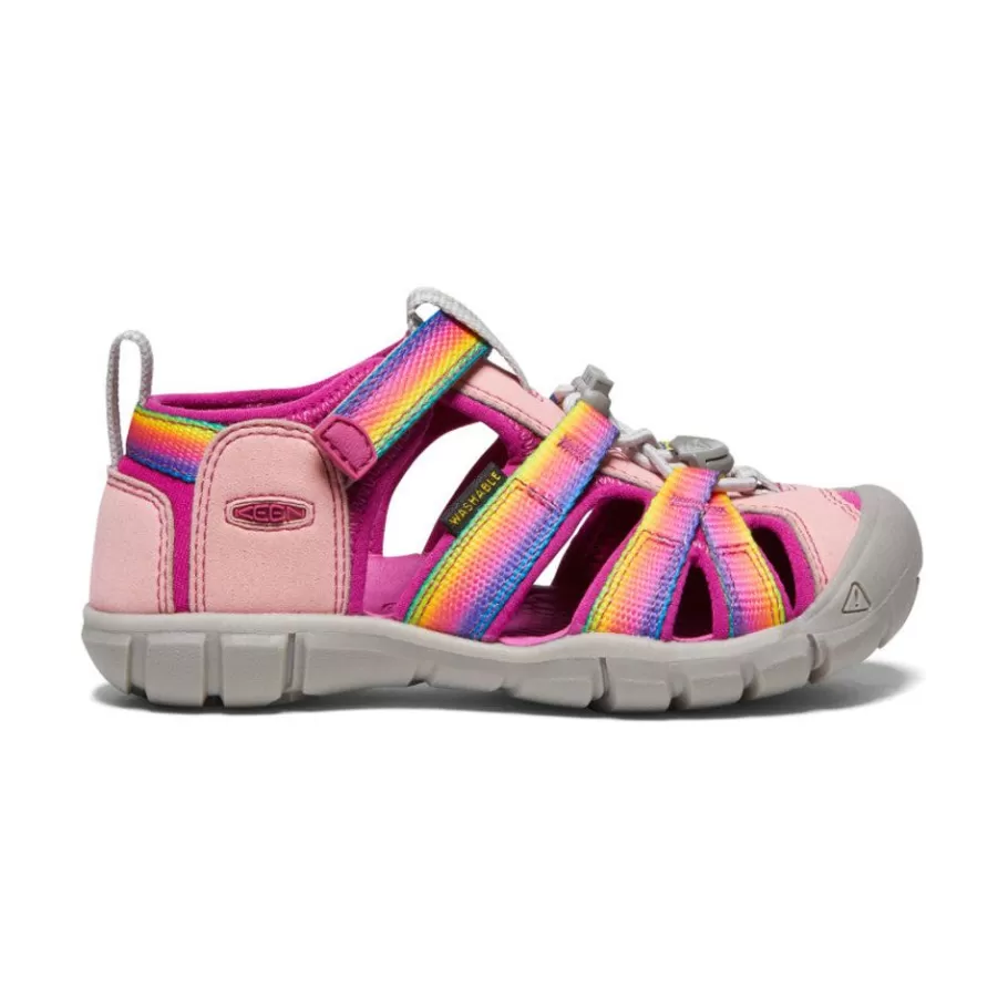 Kids KEEN Sandals-Little Kids' Seacamp Ii Cnx | Rainbow/Festival Fuchsia