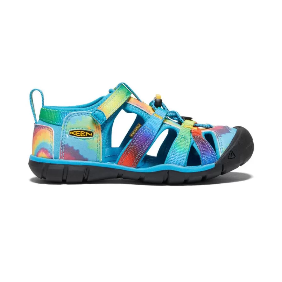 Kids KEEN Sandals-Little Kids' Seacamp Ii Cnx | Vivid Blue/Original Tie Dye