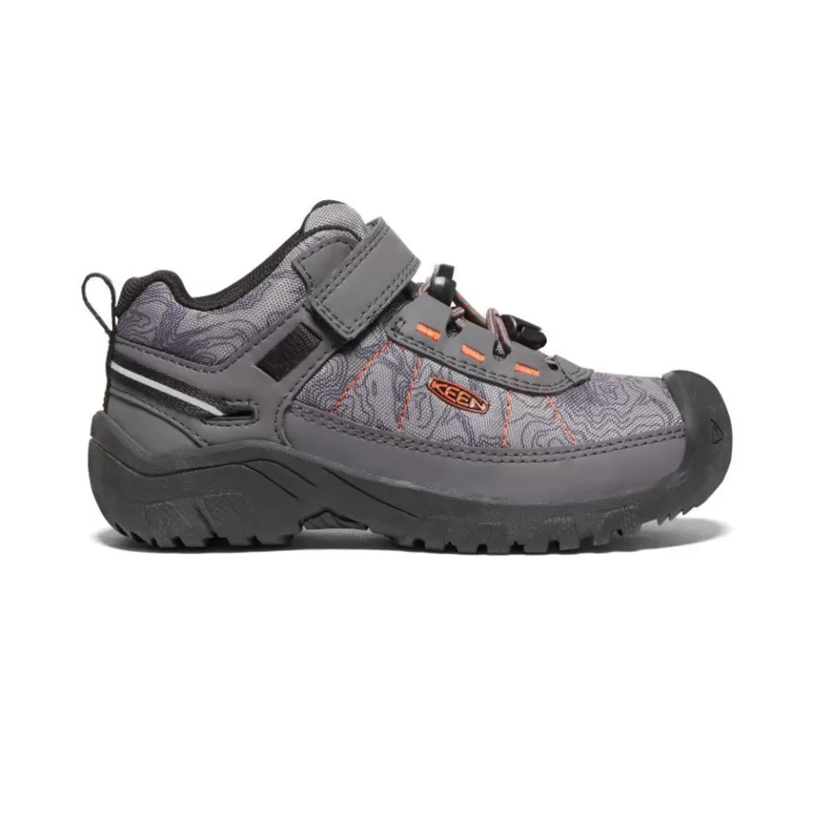 Kids KEEN Shoes-Little Kids' Targhee Sport Vent Shoe | Magnet/Scarlet Ibis