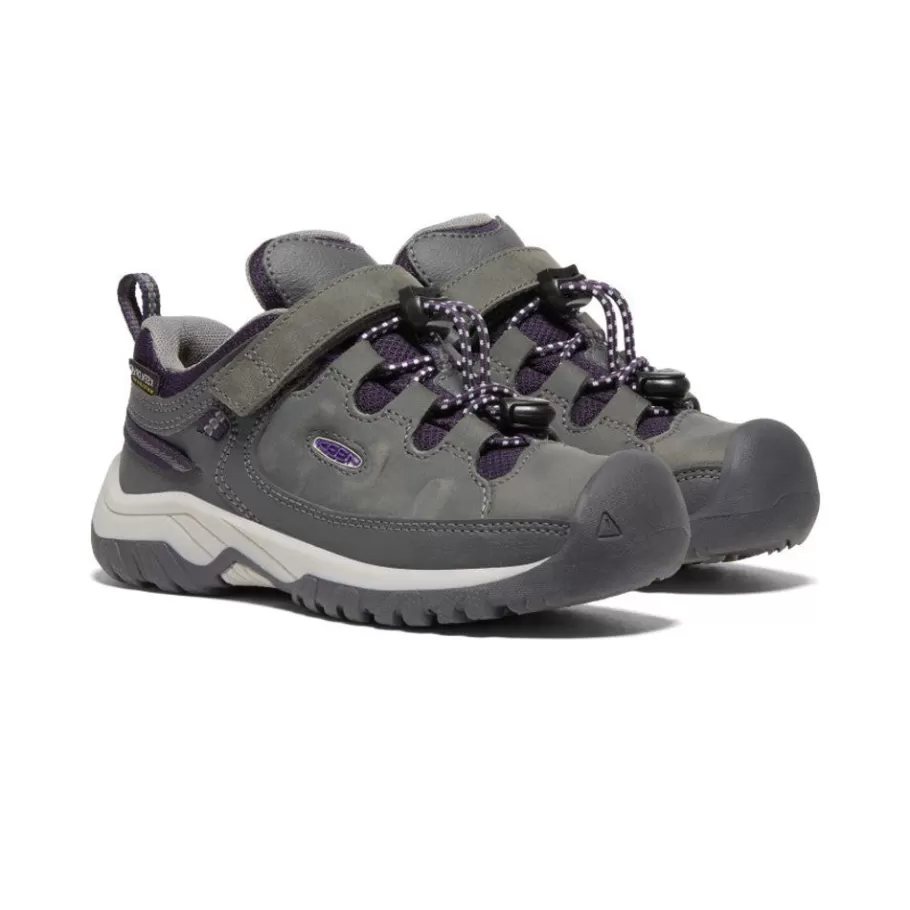 Kids KEEN Shoes-Little Kids' Targhee Waterproof Shoe | Magnet/Tillandsia Purple