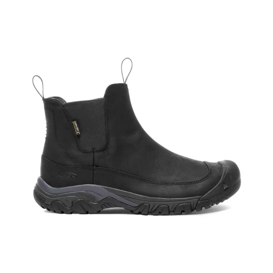 Men KEEN Slip-Ons-Men'S Anchorage Iii Waterproof Boot | Black/Raven