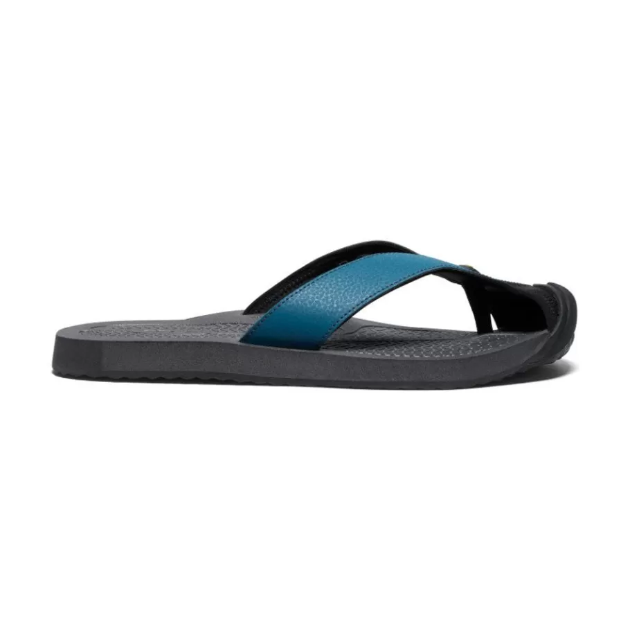 Men KEEN Slip-Ons-Men'S Barbados Flip-Flop | Legion Blue/Antique Moss