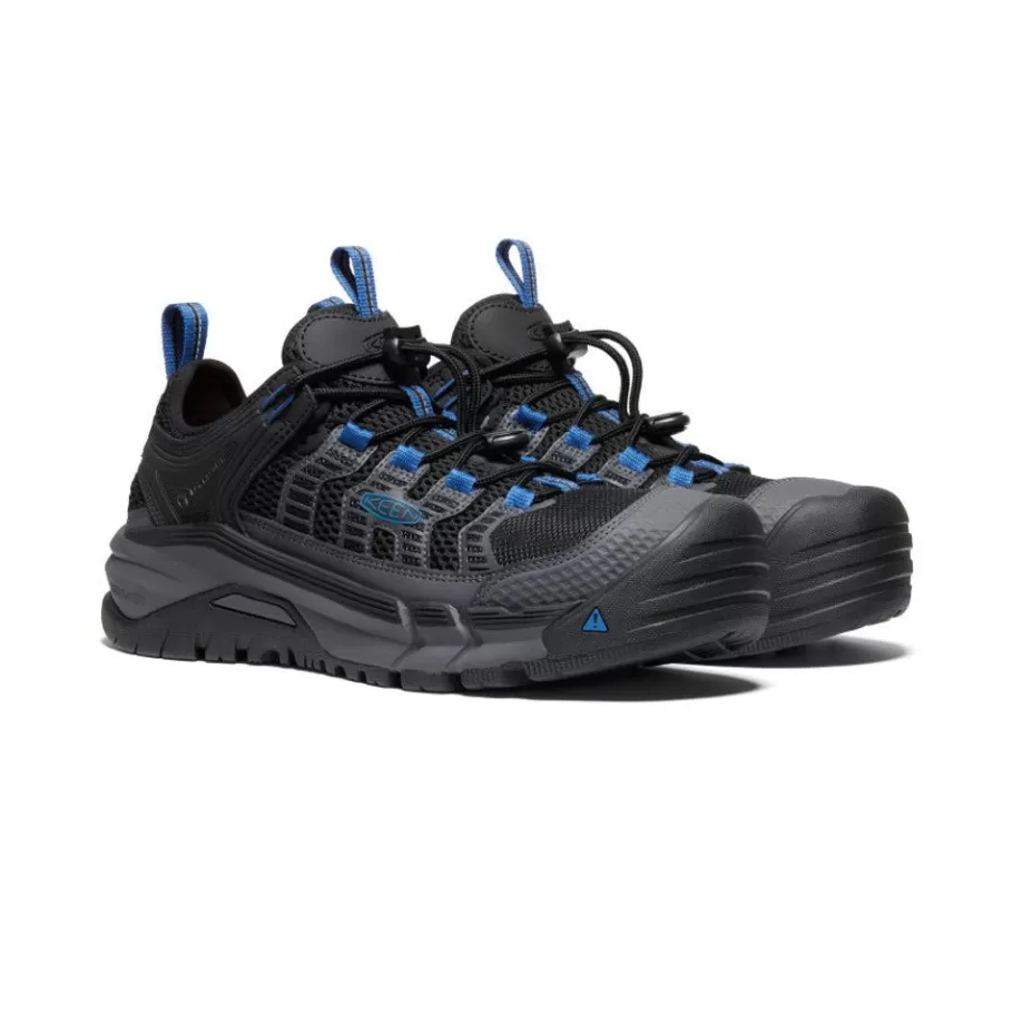 Men KEEN Work Boots & Shoes-Men'S Birmingham (Carbon-Fiber Toe) | Magnet/Bright Cobalt