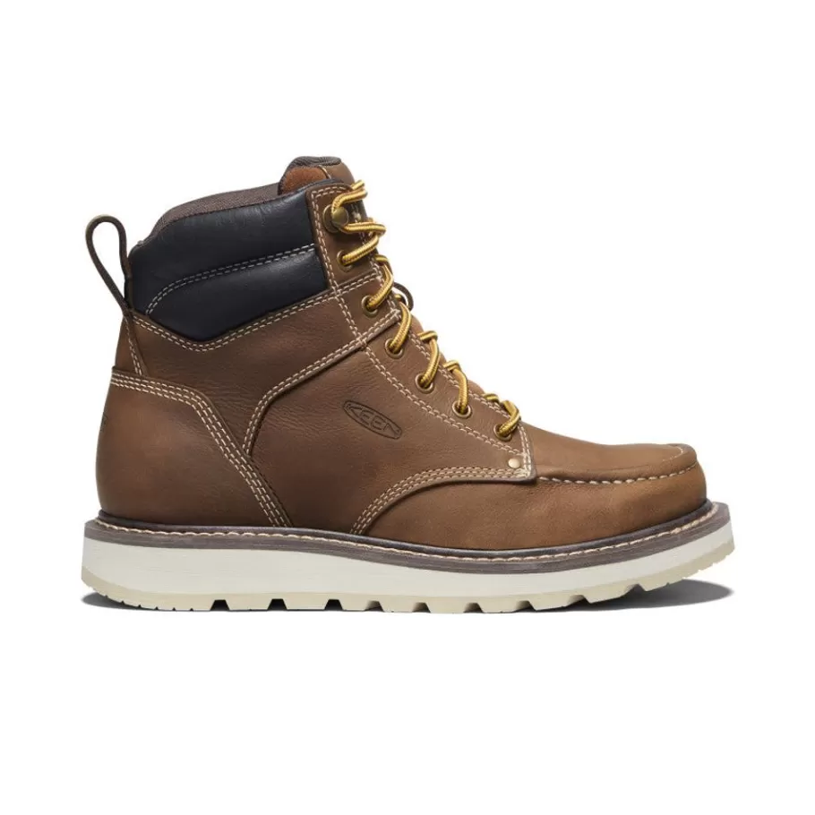 Men KEEN Work Boots & Shoes-Men'S Cincinnati 6" Boot (Soft Toe) | Belgian/Sandshell