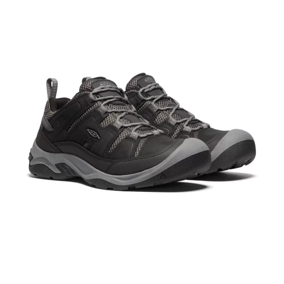 Men KEEN Shoes-Men'S Circadia Vent Shoe | Black/Steel Grey