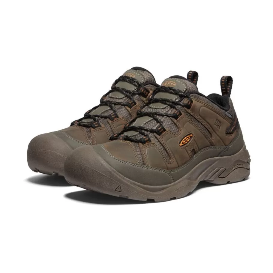 Men KEEN Shoes-Men'S Circadia Waterproof Shoe | Canteen/Curry