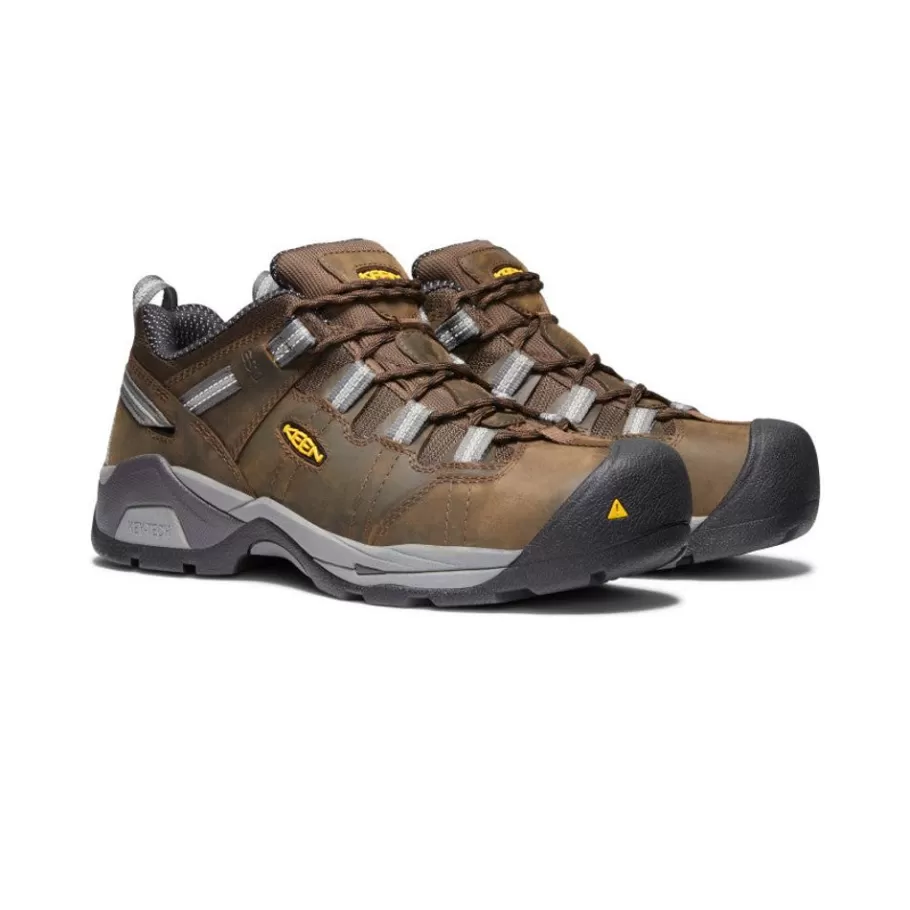 Men KEEN Work Boots & Shoes-Men'S Detroit Xt Esd (Steel Toe) | Cascade Brown/Gargoyle