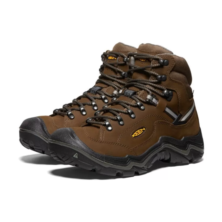 Men KEEN Boots-Men'S Durand Ii Waterproof Boot Wide | Cascade Brown/Gargoyle