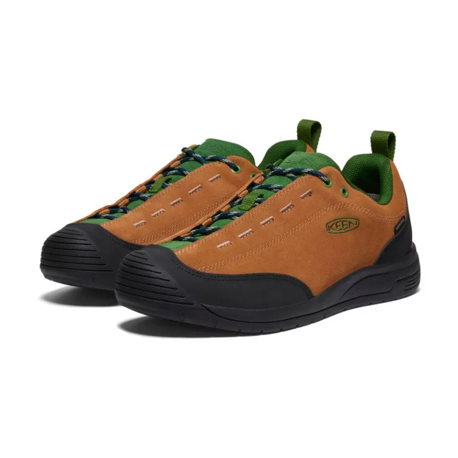 Men KEEN Shoes-Men'S Jasper Ii Waterproof Shoe | Maple/Forest Elf