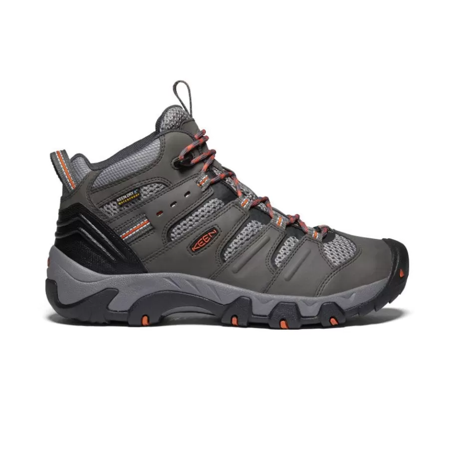 Men KEEN Boots-Men'S Koven Waterproof Hiking Boot | Magnet/Fired Brick