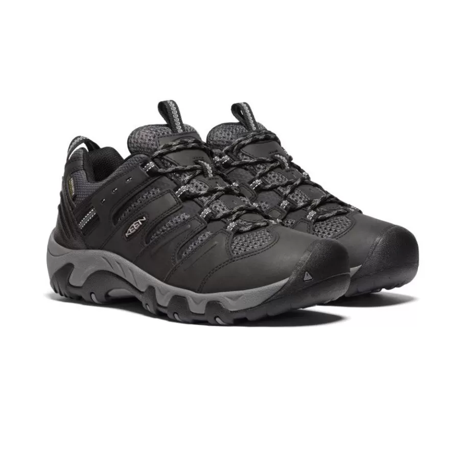 Men KEEN Shoes-Men'S Koven Waterproof Hiking Shoe | Black/Drizzle