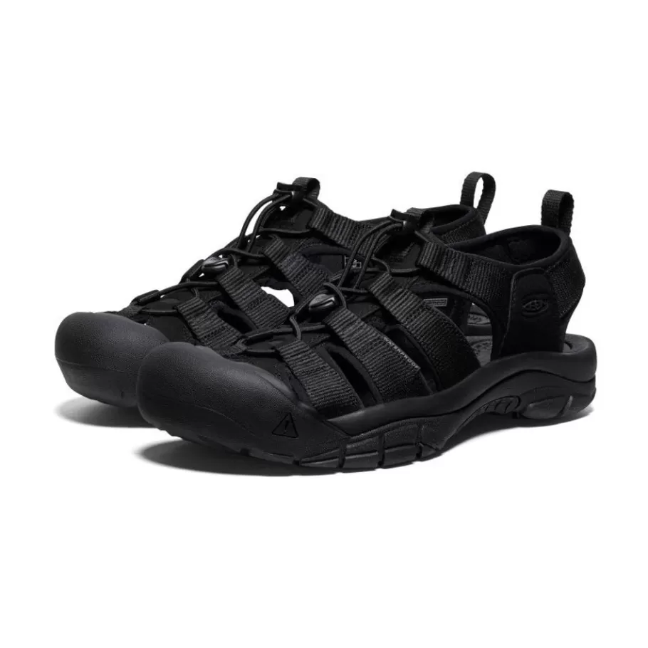 Men KEEN Sandals-Men'S Newport H2 | Triple Black